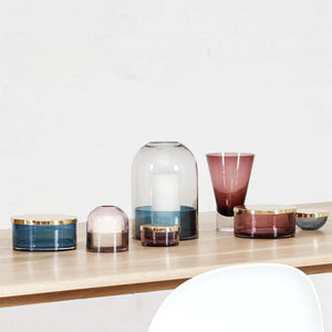 AYTM Tota Black + Rose Glass Storage Jar Large